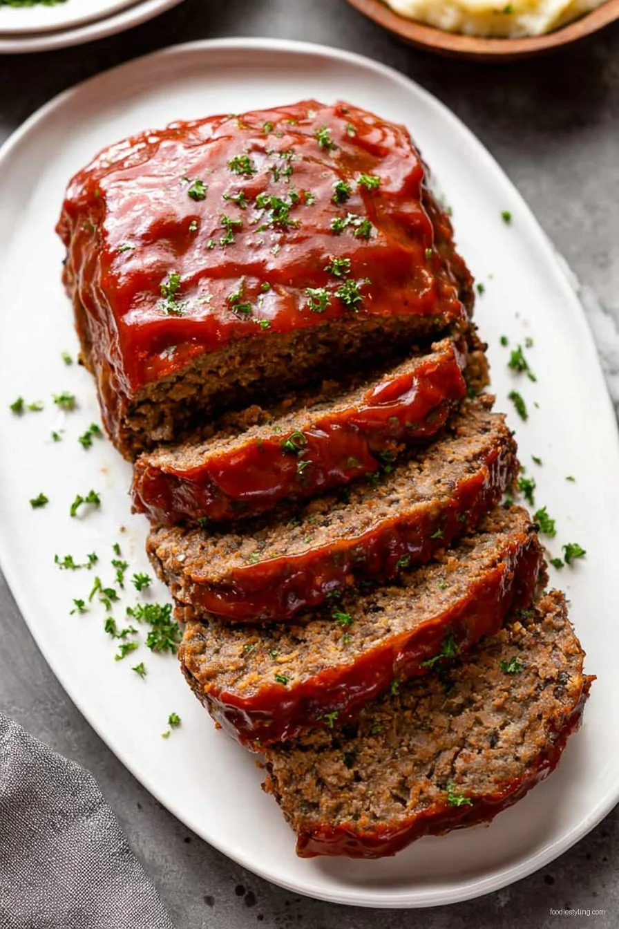 Delicious Classic Homemade Meatloaf recipe