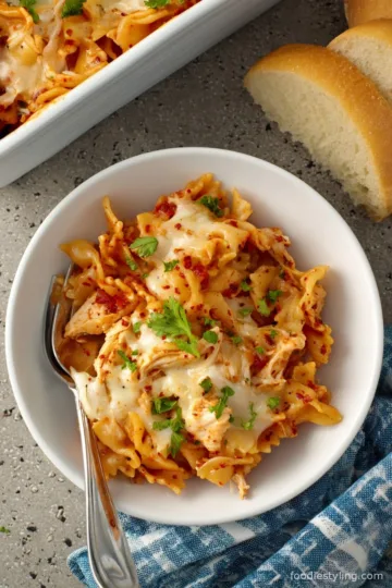 4 Ingredient Chicken Pasta Casserole