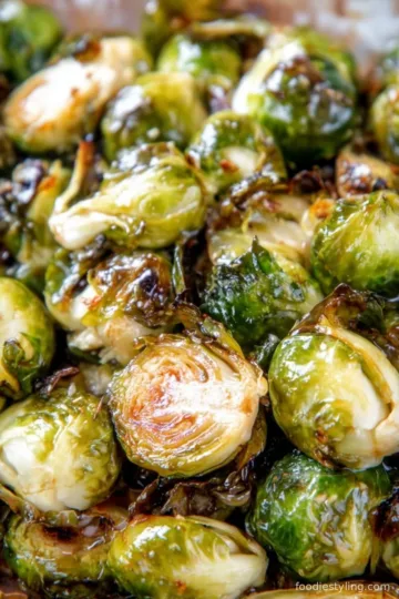 Honey Balsamic Brussels Sprouts